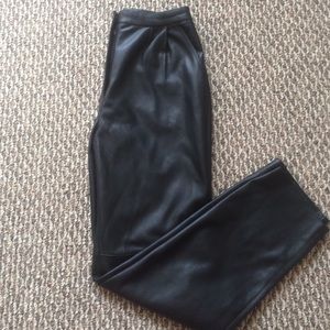 Zara Faux Leather Pants
