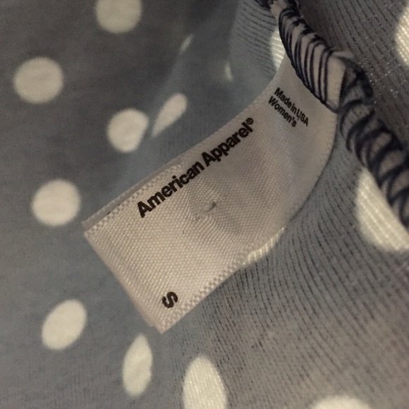 American Apparel Polka Dot Crop Top - Picture 3 of 3