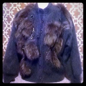 Vintage Angora blazer