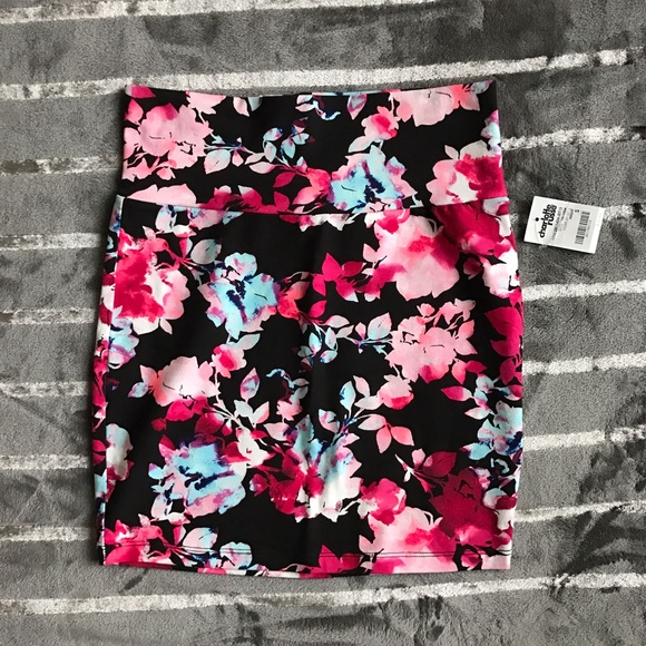 Body con floral skirt