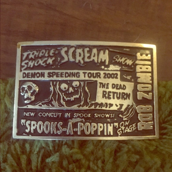 🌹SOLD🌹Rob Zombie Belt Buckle