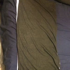 Black and white reversible scarf