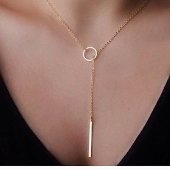 Accessories - Bar necklace gold toned