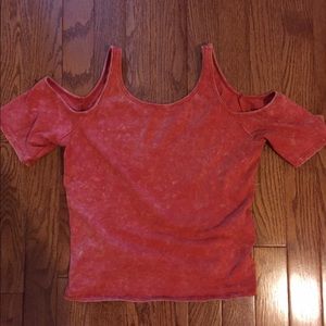 Urban Outfitters Cold Shoulder Crop Top