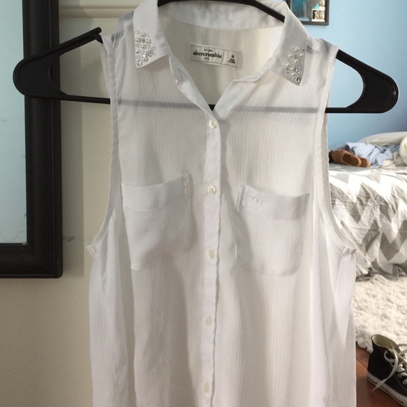 Sheer button up