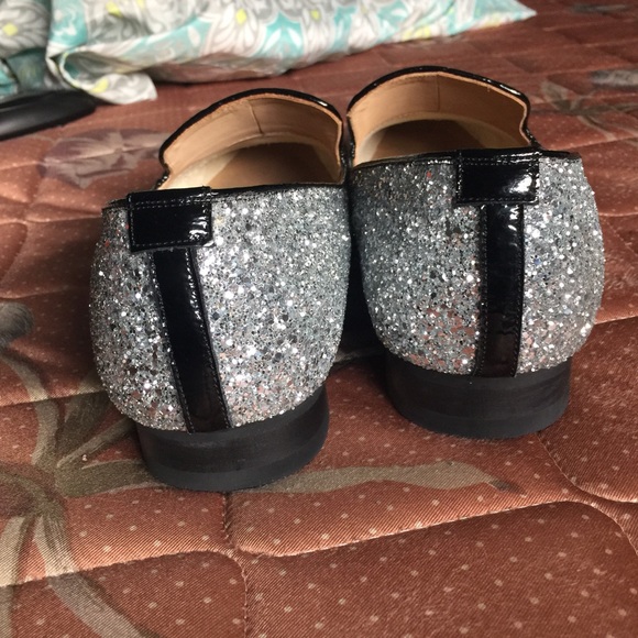 Silver Glitter Customized loafers - Picture 3 of 4