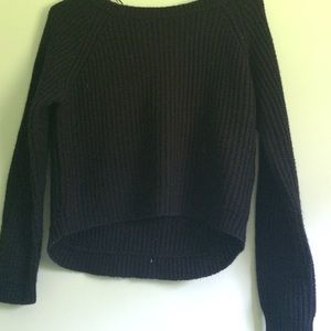 A knitter sweater