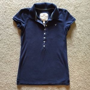 ✨ Navy Collared Shirt, by American Eagle