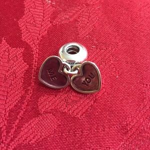 Pandora heart charm ( you & me )