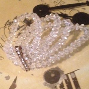 Fun clear bead bracelet