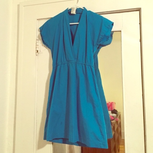 American Apparel Teal Kimono Dress