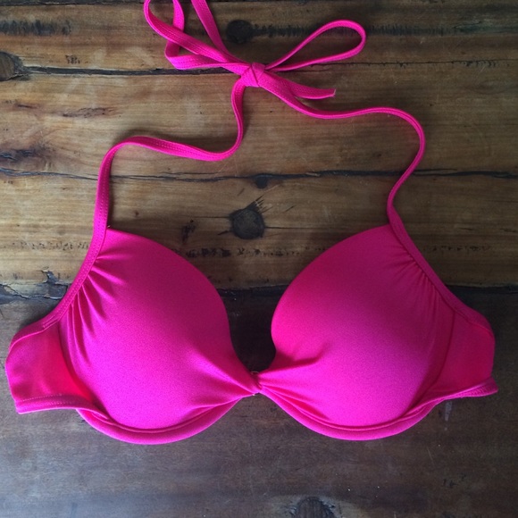 Victoria's Secret hot pink bikini top - Picture 1 of 4