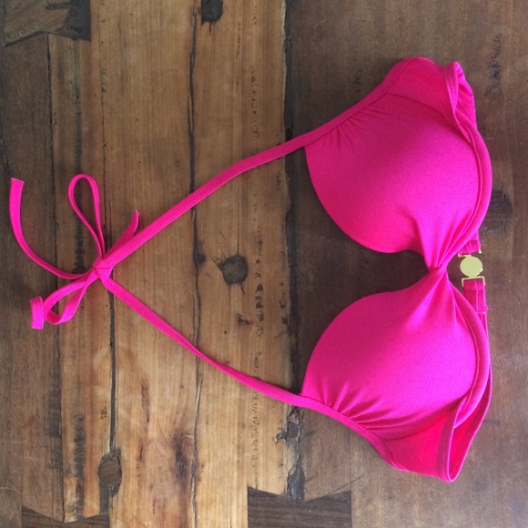 Victoria's Secret hot pink bikini top - Picture 3 of 4