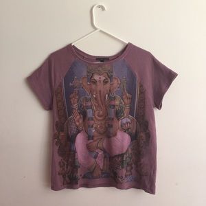 Comfy Pink/Purple Ganesha T-Shirt