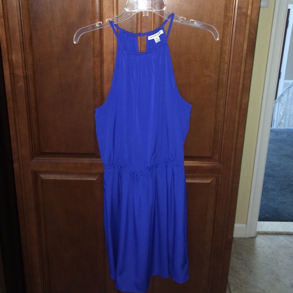 Royal blue sun dress.