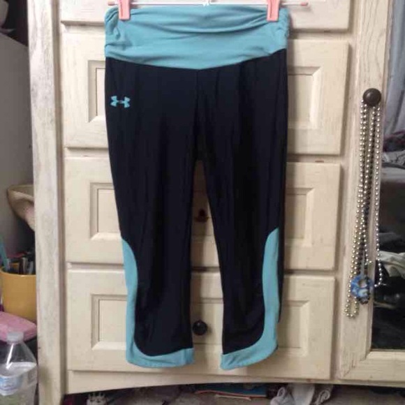 Blue under armour workout leggings