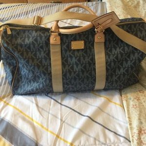 Blue denim MICHAEL KORS DUFFLE BAG 100 %authentic