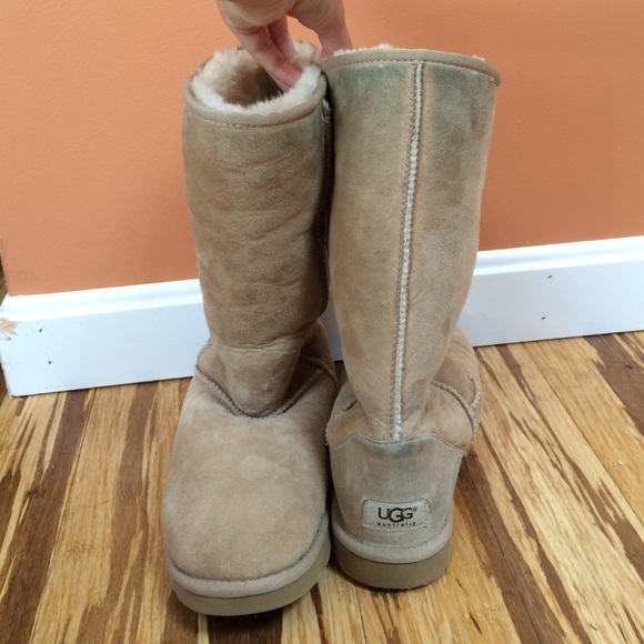 Tall tan ugg boots