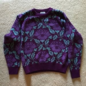 ✨ Vintage Purple Sweater, by Nikki