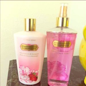 Strawberries & Champagne set