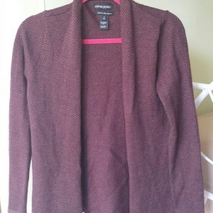 Maroon and Grey Cynthia Rowley Sweater