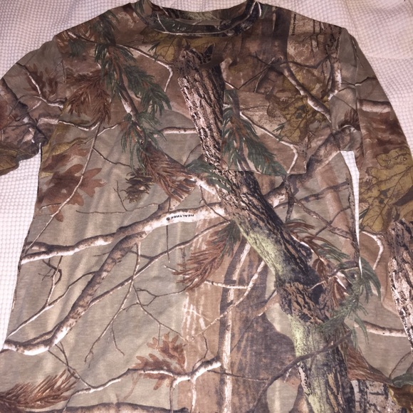 Reel tree camo shirt