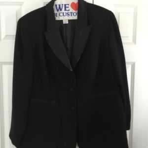 Black tuxedo jacket
