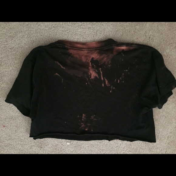 UNIF Style Destroyed Black Crop Top - Picture 3 of 3