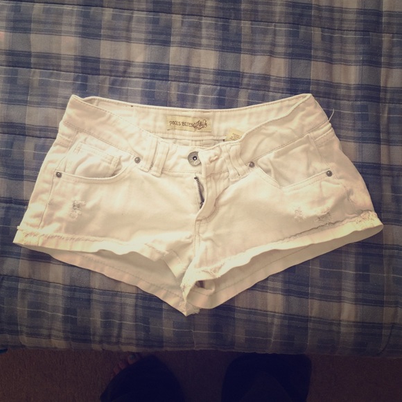 Paris Blues Denim - Paris Blues white shorts