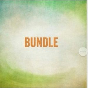 Bundle: necklace and gold bag