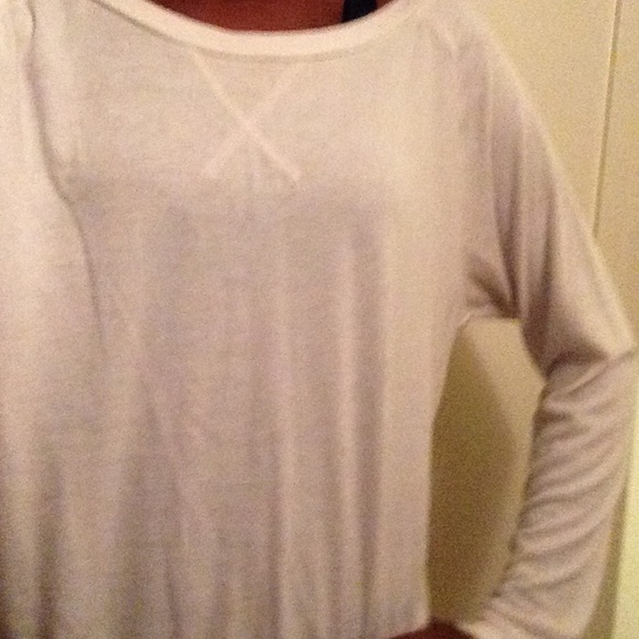 White sweatshirt