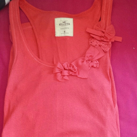 Hollister flower tank top