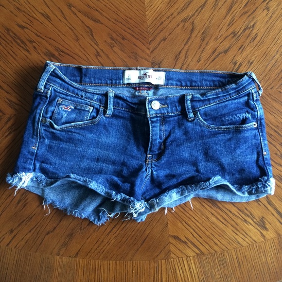 Jean shorts.