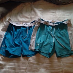 2 pairs of Under Armour athletic shorts
