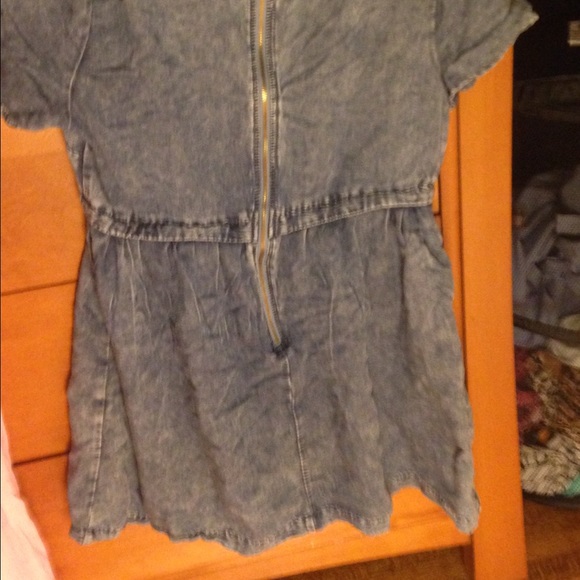 Grunge Denim Babydoll Dress - Picture 4 of 4