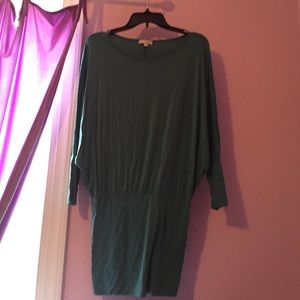 Cute teal shirt or dress when worn with leggings
