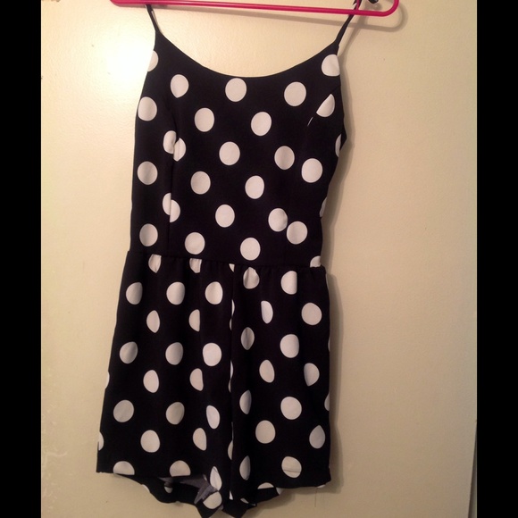 A polkadot romper