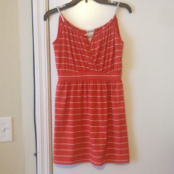 Peach summer dress
