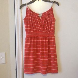 Peach summer dress
