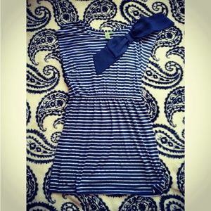 Johnny Martin blue & white striped dress