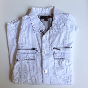 Men's Guess White Dress Shirt