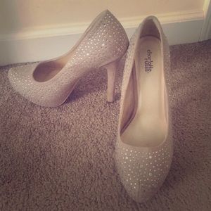 Charlotte Russe rhinestone pumps