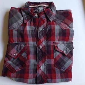 Men's Red Flannel Top
