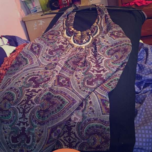 Cute multicolor printed tank top