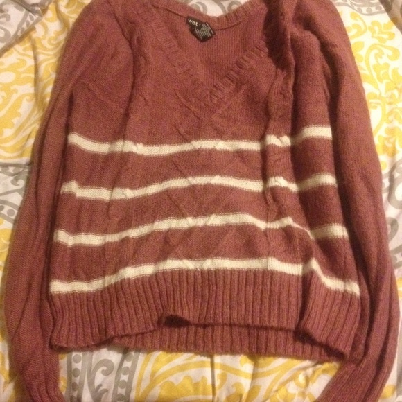 Dusty rose comfy knit sweater