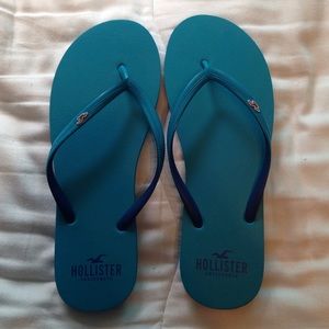 Brand new hollister flip flops