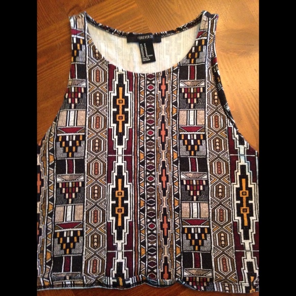 tribal crop top