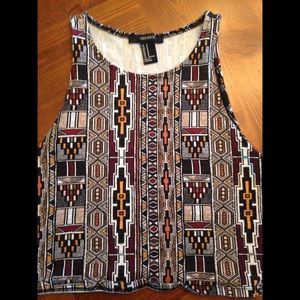 tribal crop top