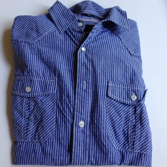 Men's striped nautical shirt