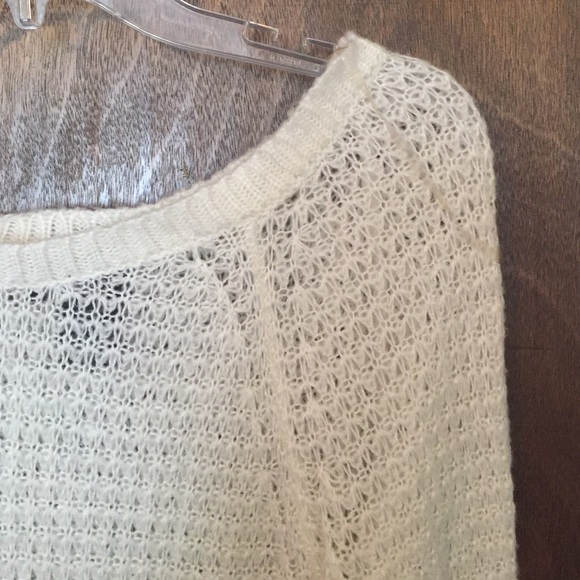 off white long sweater